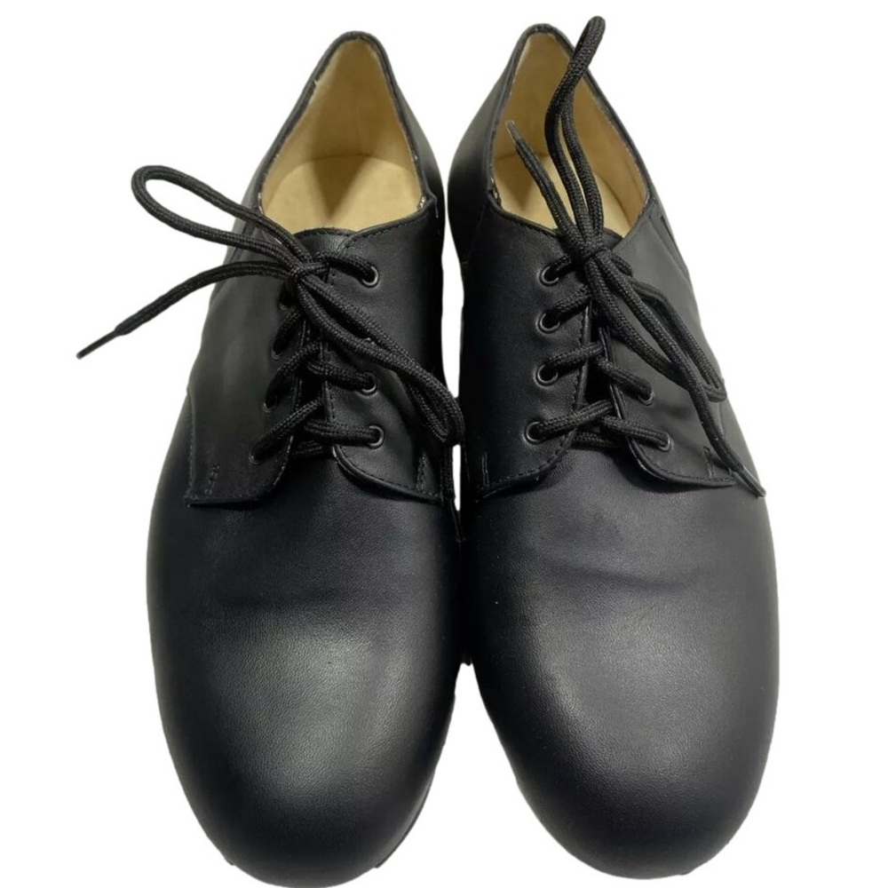 NEW LADUCA Mens Edward Black Oxford Dance Shoes Size 9 Tap Hard Sole Black